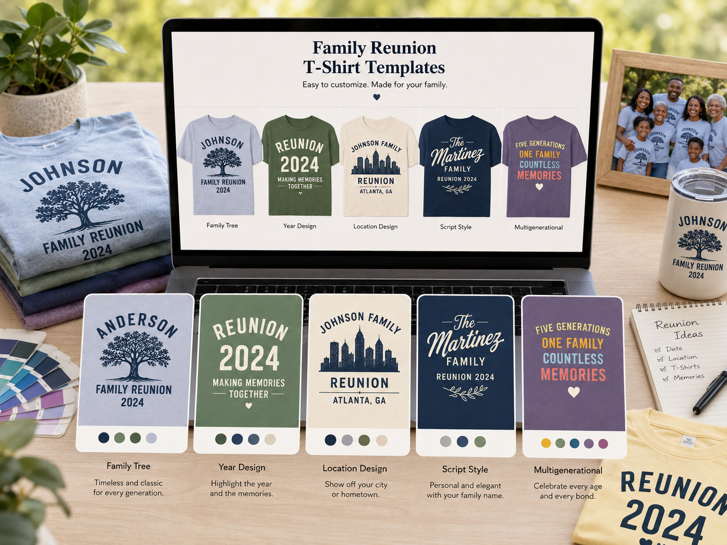 family reunion t-shirt design templates