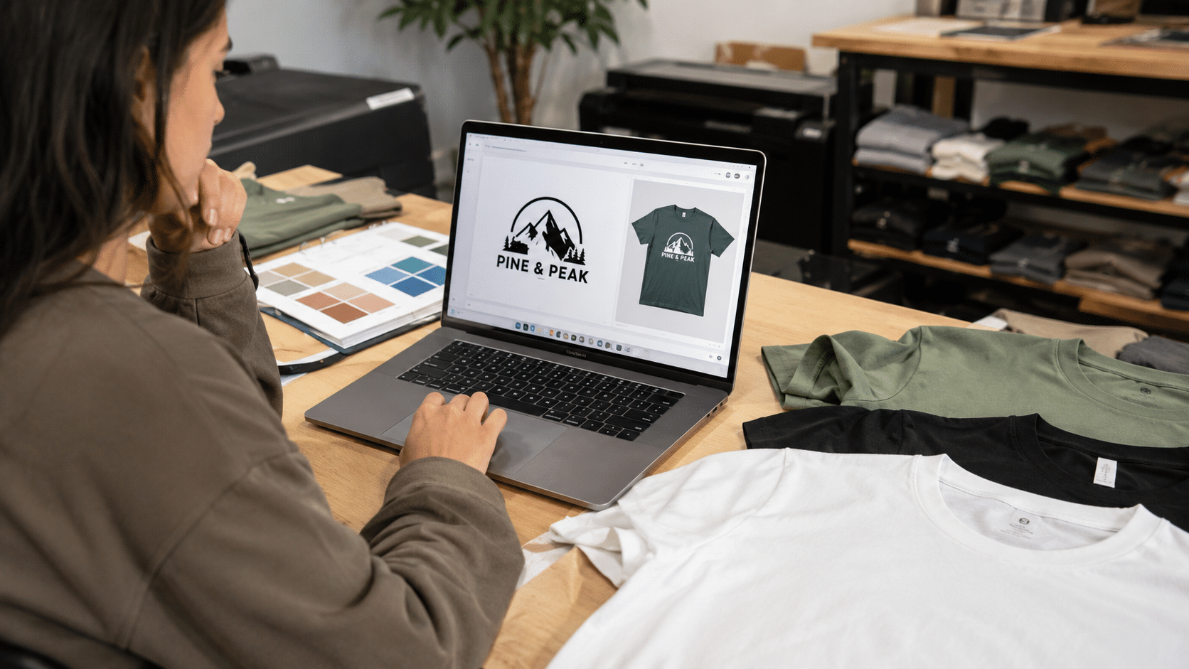 same week custom T-shirts design approval before production